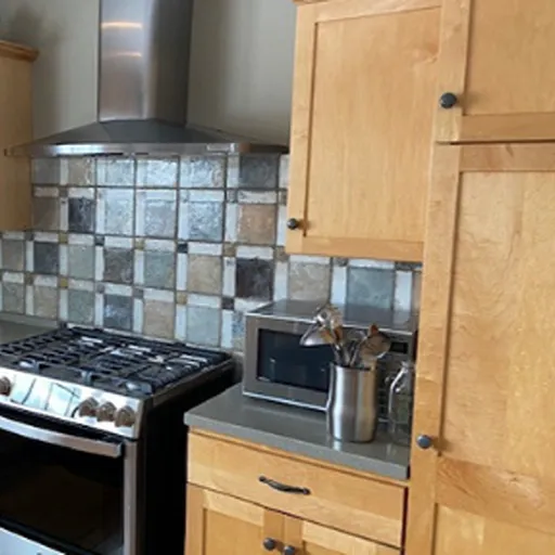 Tile backsplash in Traverse City, MI 